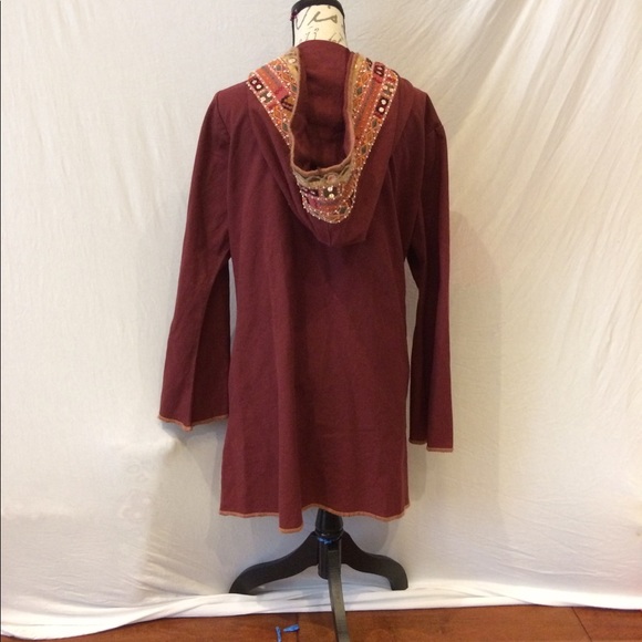 Soft Surrounding - hand beaded long duster jacket - Picture 3 of 4